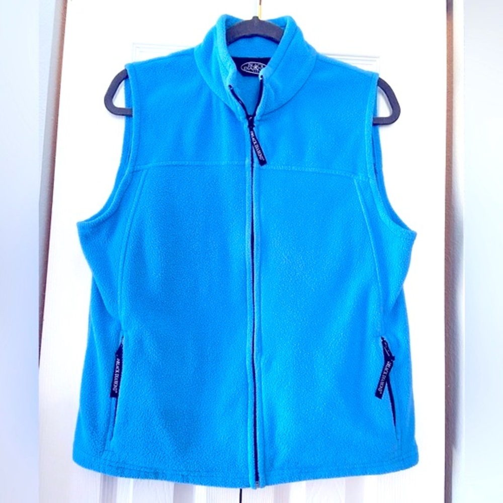 Black Diamond 💎 women’s blue fleece vest size L